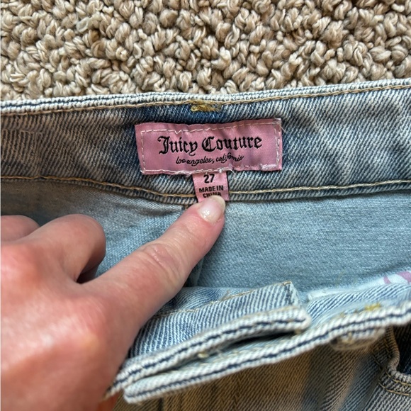 NWT Juicy Couture Cargo Flare Wide Leg Jeans - Picture 6 of 6